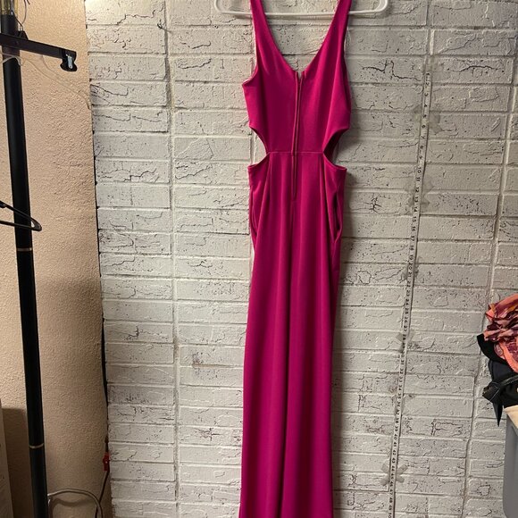 Crystal Sky Hot Pink Cutout Jumpsuit - XS - Barbiecore Chic ๐๐ฅ - Picture 7 of 10